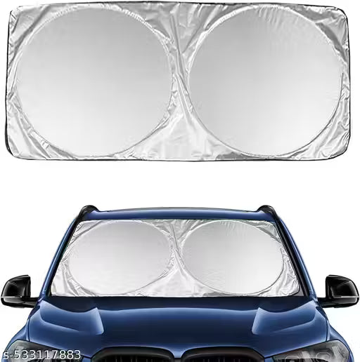 Reflective Car Sun Visor - Collapsible Auto Sunshade with Bag Auto Edge